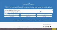 Desktop Screenshot of interracialpassions.com